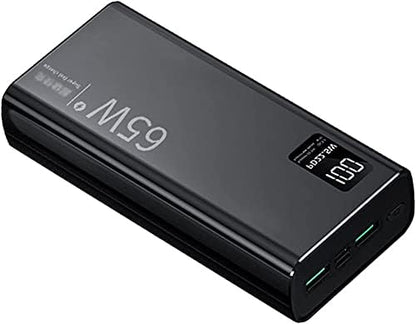 Chargeur Portable Rapide 65W Batterie Externe 50000mAh avec Affichage LED
