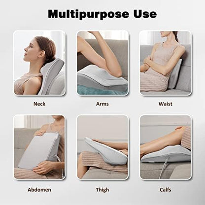 Masseur Cervical avec Coussin Chauffant, Massage Dos et Cou, 3 Intensités Réglables