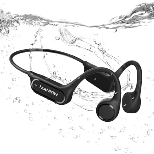 Casque Étanche IPX8 à Conduction Osseuse Bluetooth 5.4 avec MP3 et Mémoire 32 Go