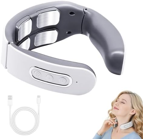 Masseur Cervical Portable avec Thérapie Thermique 42°C et 6 Modes