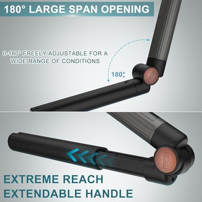 Hatteker Rasoir Électrique Homme, Tondeuse Corps avec Bras Extensible, Kit Étanche