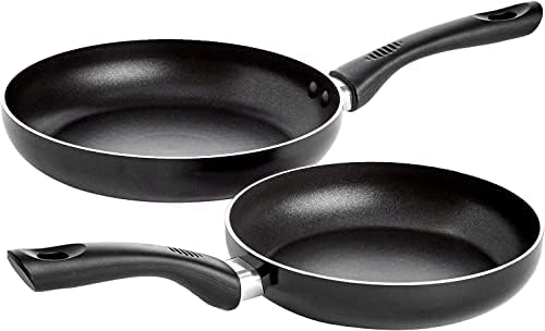 Ensemble Batterie de Cuisine Anti-adhésif 5 Pièces, Noir, Induction