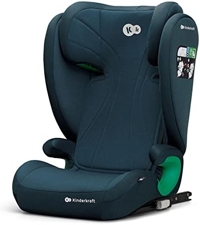 Kinderkraft Siège Auto Isofix JUNIOR FIX i-Size, Groupe 2/3, 100-150 cm, Bleu