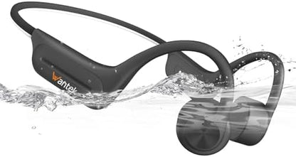 Écouteurs Bluetooth 5.3 à Conduction Osseuse, Casque Sport Étanche IP68, Noir