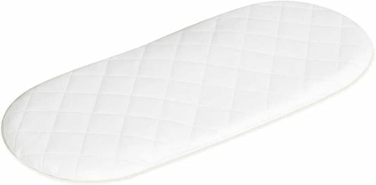 Matelas Ovale Hypoallergénique - Microfibre Respirante - 74x28x3 cm