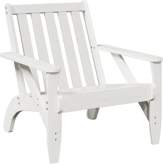 Chaise de Jardin Adirondack - Bois Massif de Pin - Dossier Confortable