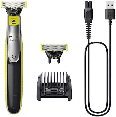 Philips Rasoir Électrique Homme OneBlade 360, Modèle QP2734/30, Lames 360, Sabot Réglable 5 en 1