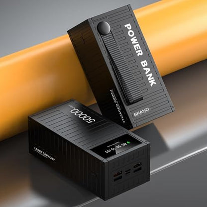 Banque de Charge Portable 66W, Batterie Externe 50000mAh avec Affichage LED