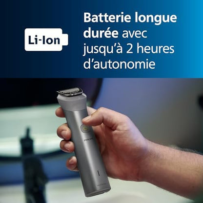 Philips Tondeuse Multistyle 12 en 1 MG5950/15, Lames Auto-affûtées, 14 Hauteurs de Coupe