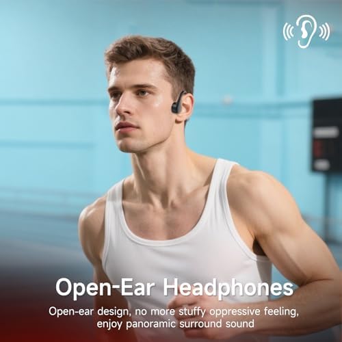 Casque Étanche IP68 Conduction Osseuse pour Natation, Bluetooth 6.0, MP3 8G