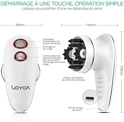 Appareil de Massage Électrique Anti Cellulite Masseur Cervical Portable