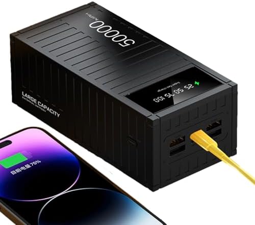 Batterie Externe 50000mAh Charge Rapide 66W avec Écran LED