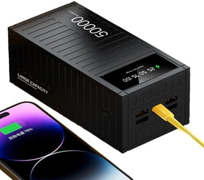 Batterie Externe 50000mAh Charge Rapide 66W avec Écran LED