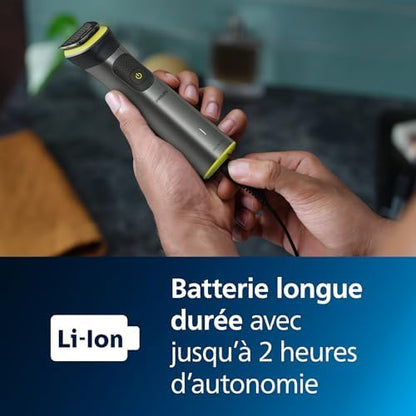 Philips Tondeuse Tout-en-un MG7930/15, 14 Sabots, 21 Hauteurs de Coupe