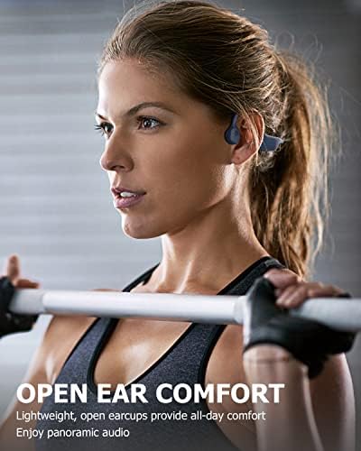 Casque Sport Conduction Osseuse Bluetooth IPX7, Écouteurs Ouverts