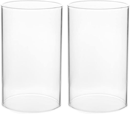 Bougeoirs en Verre - Cylindrique Transparent - Ambiance Chaleureuse
