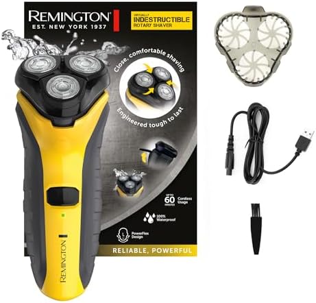 Remington Rasoir Électrique Homme PR1855, Indestructible, Humide et Sec