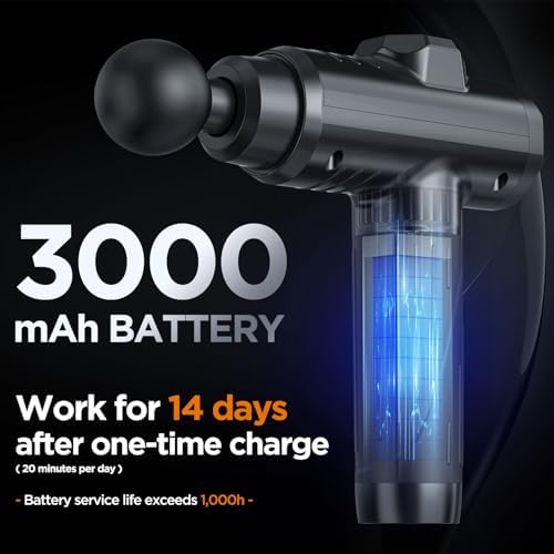 Pistolet de Massage Portable avec 10 Têtes, Technologie Silencieuse et Percussion Puissante