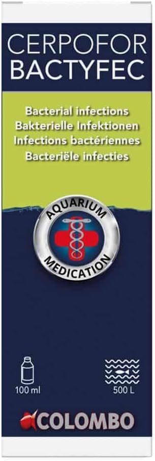 Traitement Médical pour Poissons - Colombo Bactyfec - 100ml