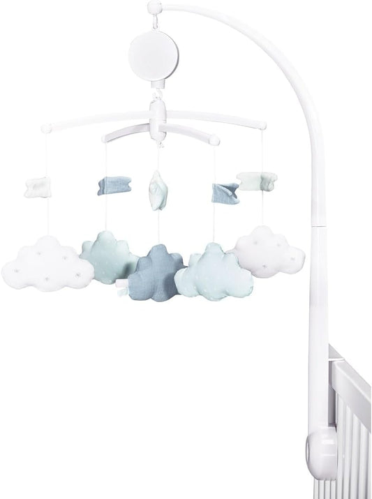 Mobile Musical en Velours - Stimule l'Ouïe - Décoration Douce