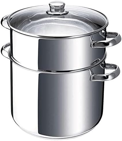Beka Couscoussier Induction, Modèle 12230024, Acier Inoxydable, 28 cm, 15L