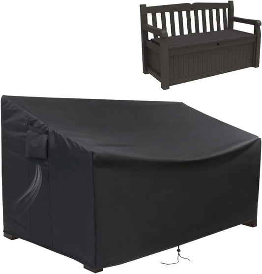 Housse de Banc de Rangement Extérieur - Imperméable - Ajustable