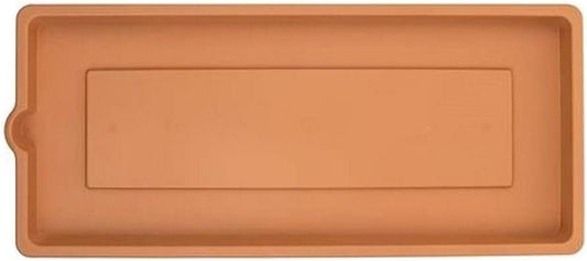 Sous-jardinière Effet Bois - 80 cm - Terre Cuite