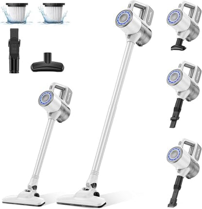 VersLife Aspirateur Balai sans Fil S6PRO, Puissant 30Kpa, 30 Min d'Autonomie, 4 en 1