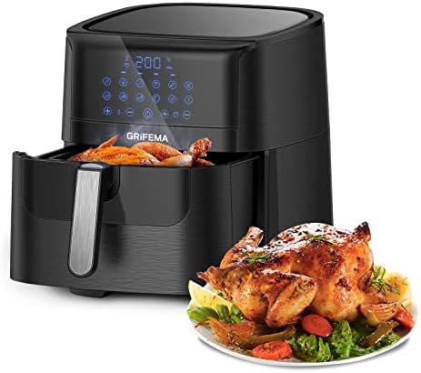 Friteuse à Air 6,5L avec Écran Tactile LED et 12 Programmes de Cuisson