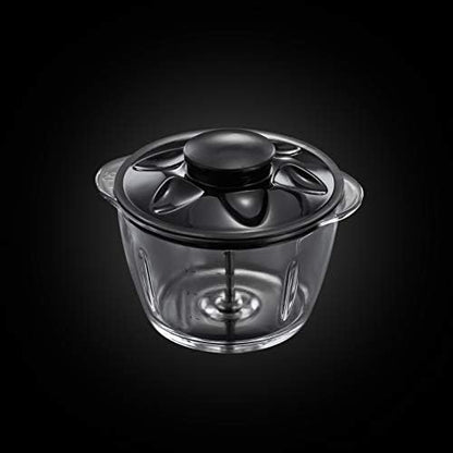 Russell Hobbs Mini Hachoir Électrique Desire Rouge, Modèle 24660-56, Bol en Verre 500ml, Lames en Acier
