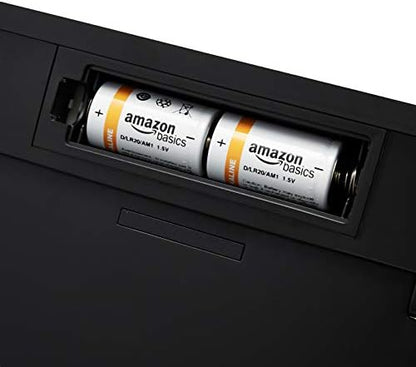 Amazon Basics Poubelle Automatique, Acier Inoxydable, 60L, Argenté/Noir