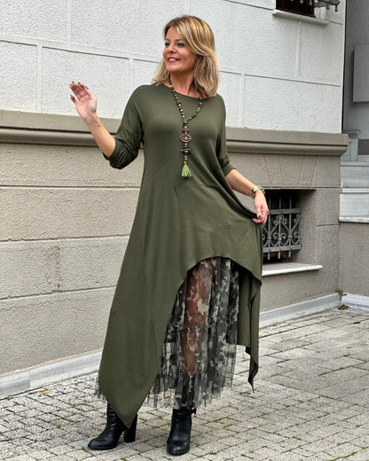 BORENA - ROBE TUNIQUE ÉLÉGANTE