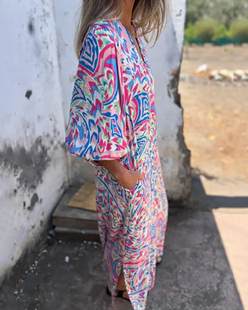 LARESA - Robe longue bohème