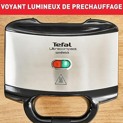 Tefal Appareil à Croque-Monsieur SM155212, Rapide et Puissant, Revêtement Antiadhésif, Rangement Facile