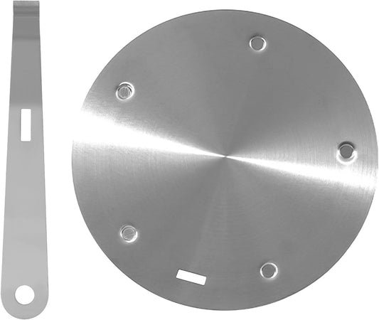 Adaptateur Induction - Acier Inoxydable 24cm - Poignée Ergonomique