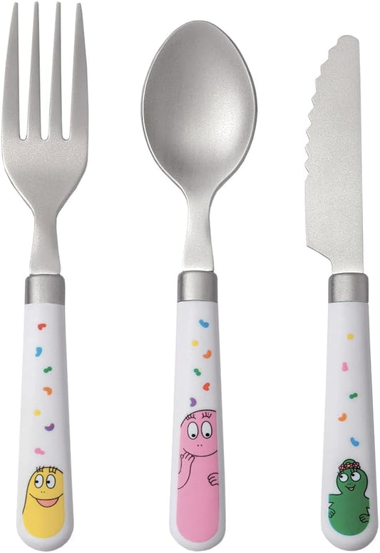 Couverts d'Apprentissage pour Enfants - Inox - Sécurité Dentelée