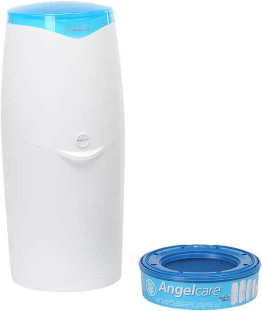 Poubelle à Couches - Blanc/Bleu - Foppapedretti Maialino