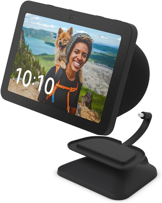 Support Réglable avec USB-C - Inclinaison Facile - Compatible Echo Show 8