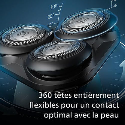Philips Rasoir Électrique Homme S5465/18, Wet & Dry, Tondeuse de Précision, Pochette de Voyage