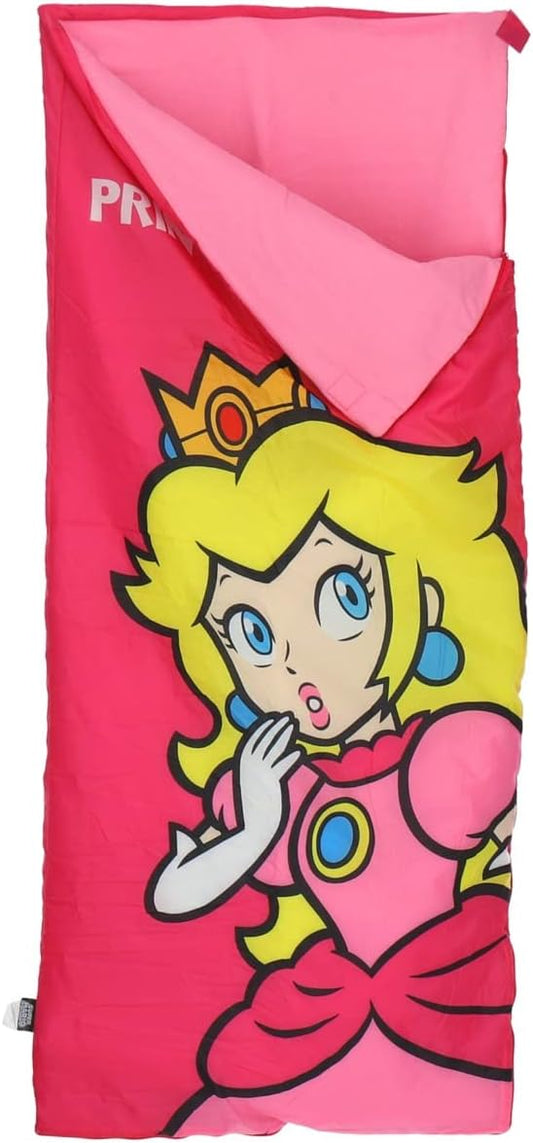 Sac de Couchage Enfant - Brille dans le Noir - Léger - Princesse Peach