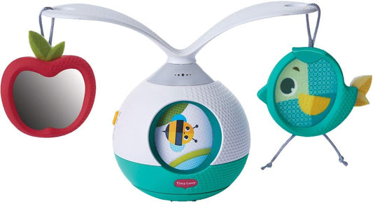 Mobile Musical Bébé - 2-en-1 Tummy Time - Musique & Lumières