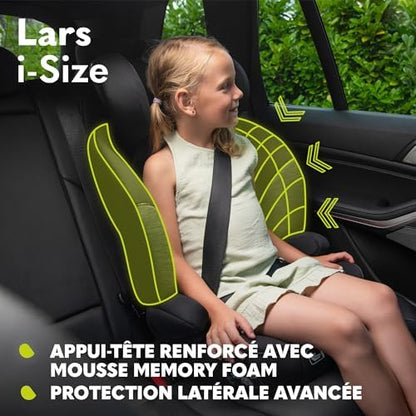 lionelo Siège Auto Bébé I-Size Lars, Groupes 2 et 3, Protection Latérale, Appui-tête Réglable