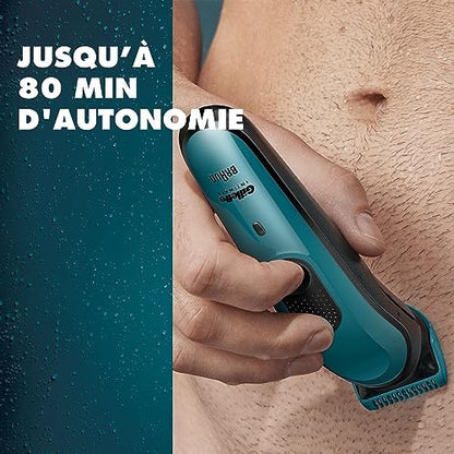 Gillette Tondeuse Intime Homme I3, Lames Métal Inusables, Peau Sensible, Étanche