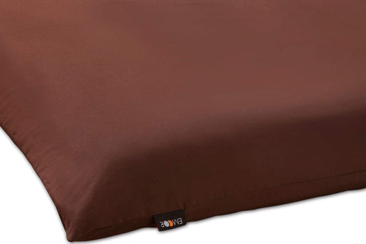 Housse de Futon Traditionnel Japonais - 100% Coton - Marron Amer