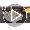 Cecotec Cuiseur à Vapeur Électrique Vapovita 3000 INOX, 800 W, 3 Paniers, Minuterie 60 Min