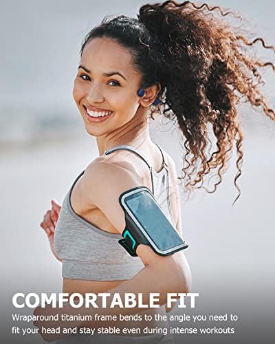 Casque Sport Conduction Osseuse Bluetooth IPX7, Écouteurs Ouverts