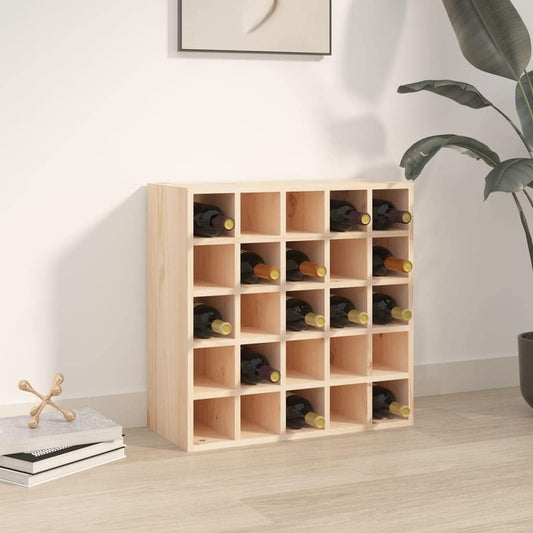 Armoire à Vin - Bois de Pin Massif - Capacité 25 Bouteilles