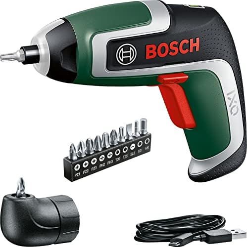 Bosch Perceuse Visseuse IXO 7e Génération, 3,6 V, 2,0 Ah, 5,5 Nm, Adaptateur Inclus
