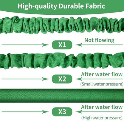 Tuyau d'Arrosage Extensible 30m, 8 Fonctions, Vert