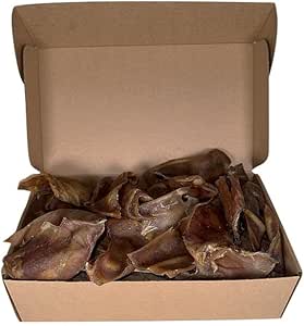 Friandises pour Chiens - Oreilles de Porc Naturelles - Haute Digestibilité